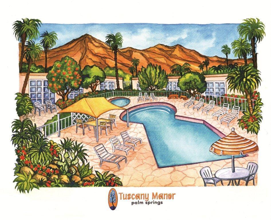 Tuscany Manor 팜 스프링스 외부 사진